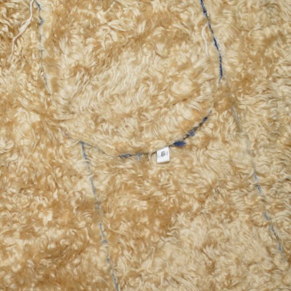 GIRLS KIDS 5Y 6Y BLUE JEANS DENIM FAUX FUR LINING TRIM HOODED COAT JACKET - Picture 6 of 6